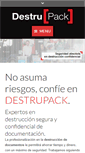 Mobile Screenshot of destrupack.com